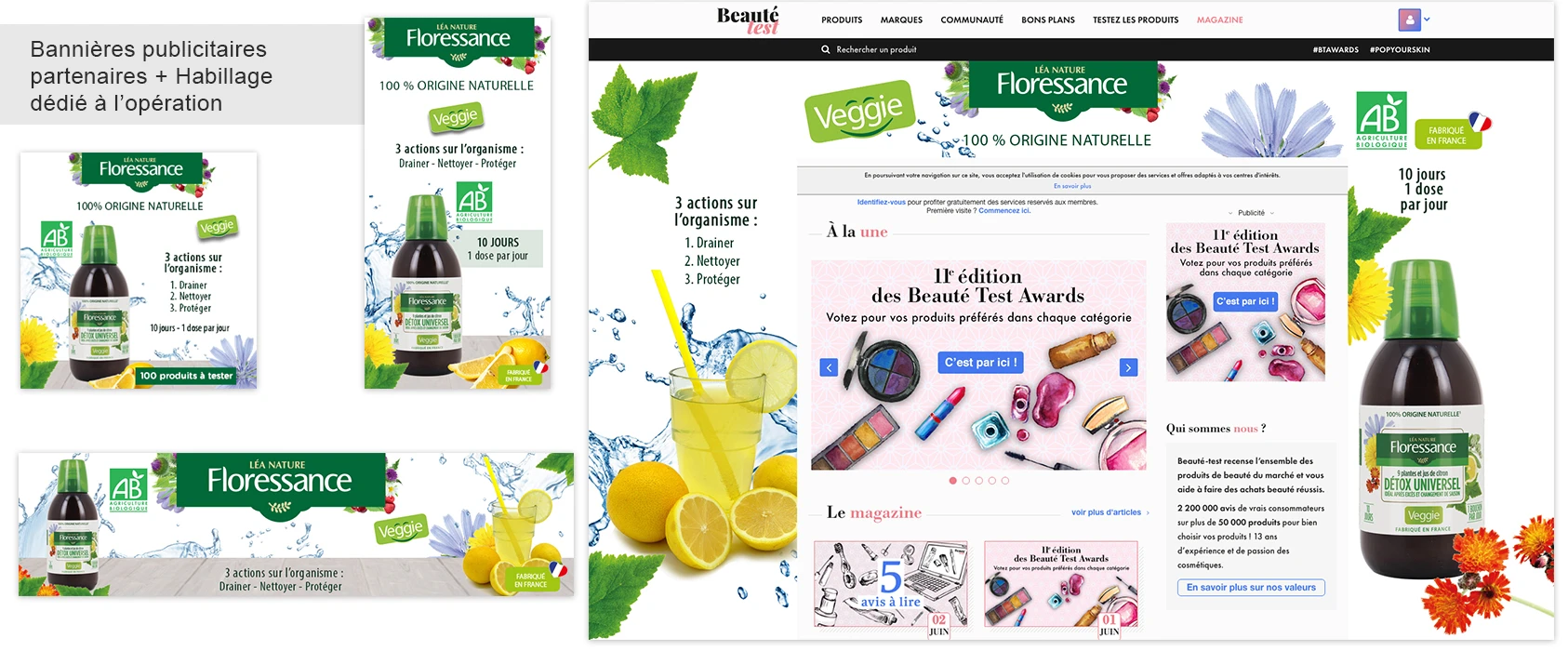 Habillage Floressence