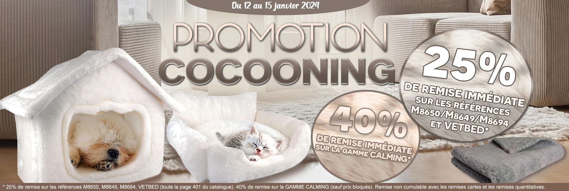 Slide promo cocooning